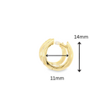 Load image into Gallery viewer, Diamond Polkadot Small Hoops
