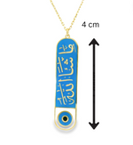 Load image into Gallery viewer, Masha'Allah Enamel Necklace
