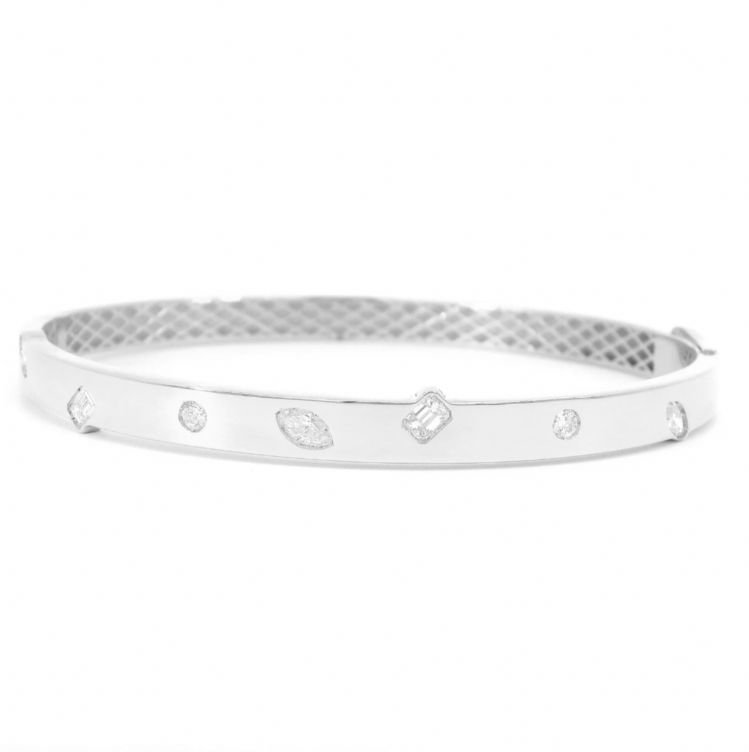 Diamond Scattered Gems Bracelet