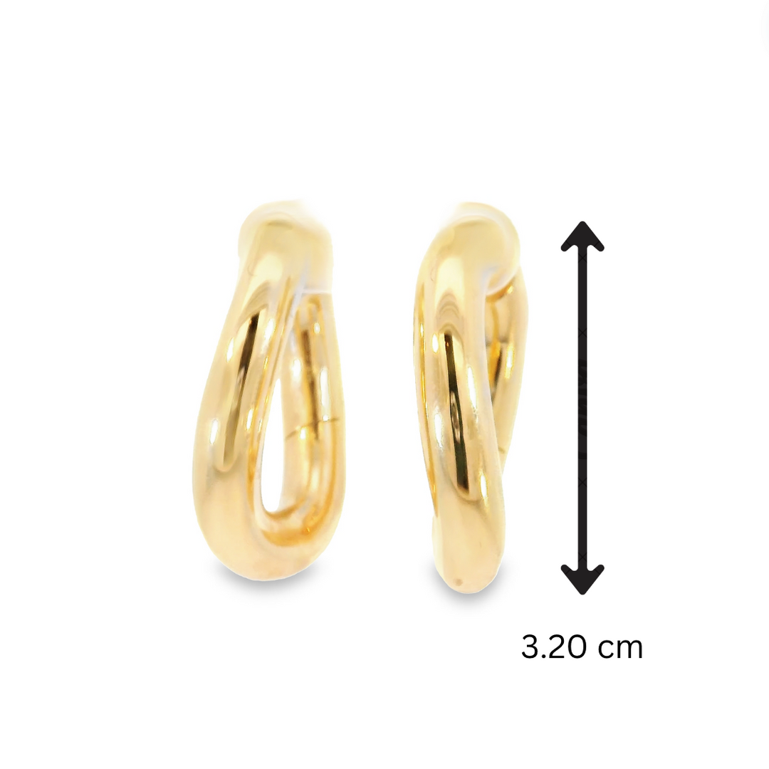 Bold Twirl Hoops