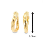 Load image into Gallery viewer, Bold Twirl Hoops
