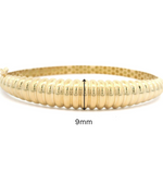 Load image into Gallery viewer, Ribbed Gold Bracelet

