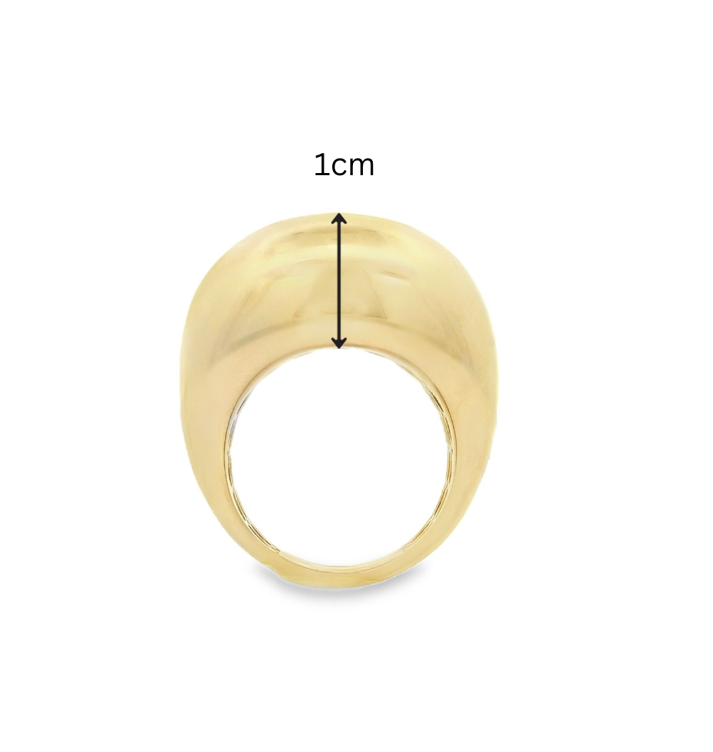 Dome Gold Ring