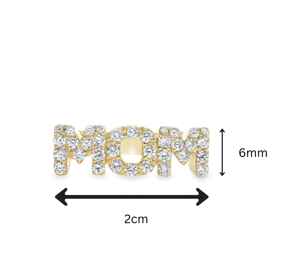 Diamond MOM Ring