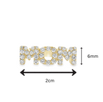 Load image into Gallery viewer, Diamond MOM Ring
