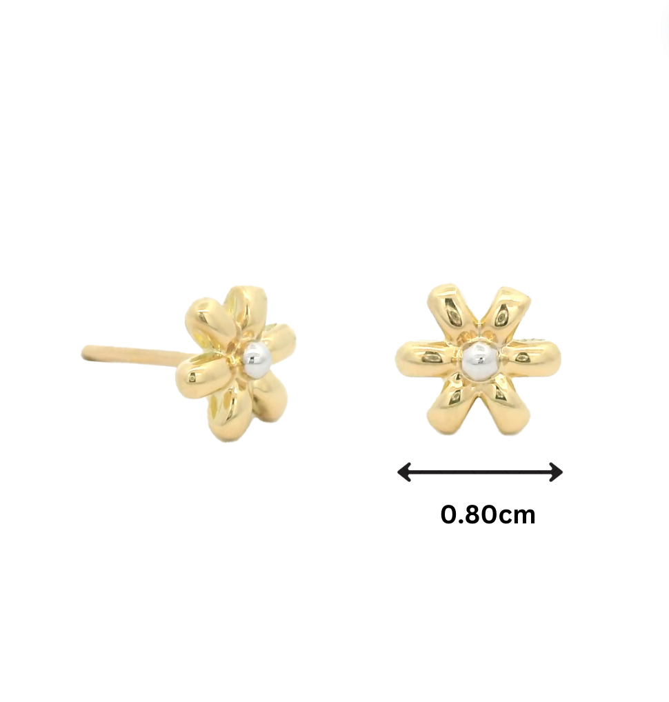 Mini Inflated Daisy Studs