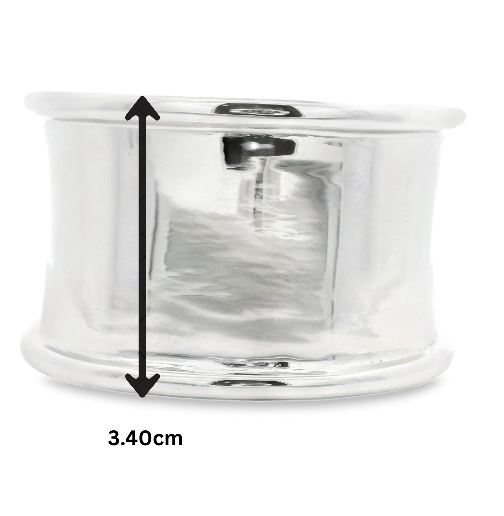 Sterling Silver Cigar Cuff