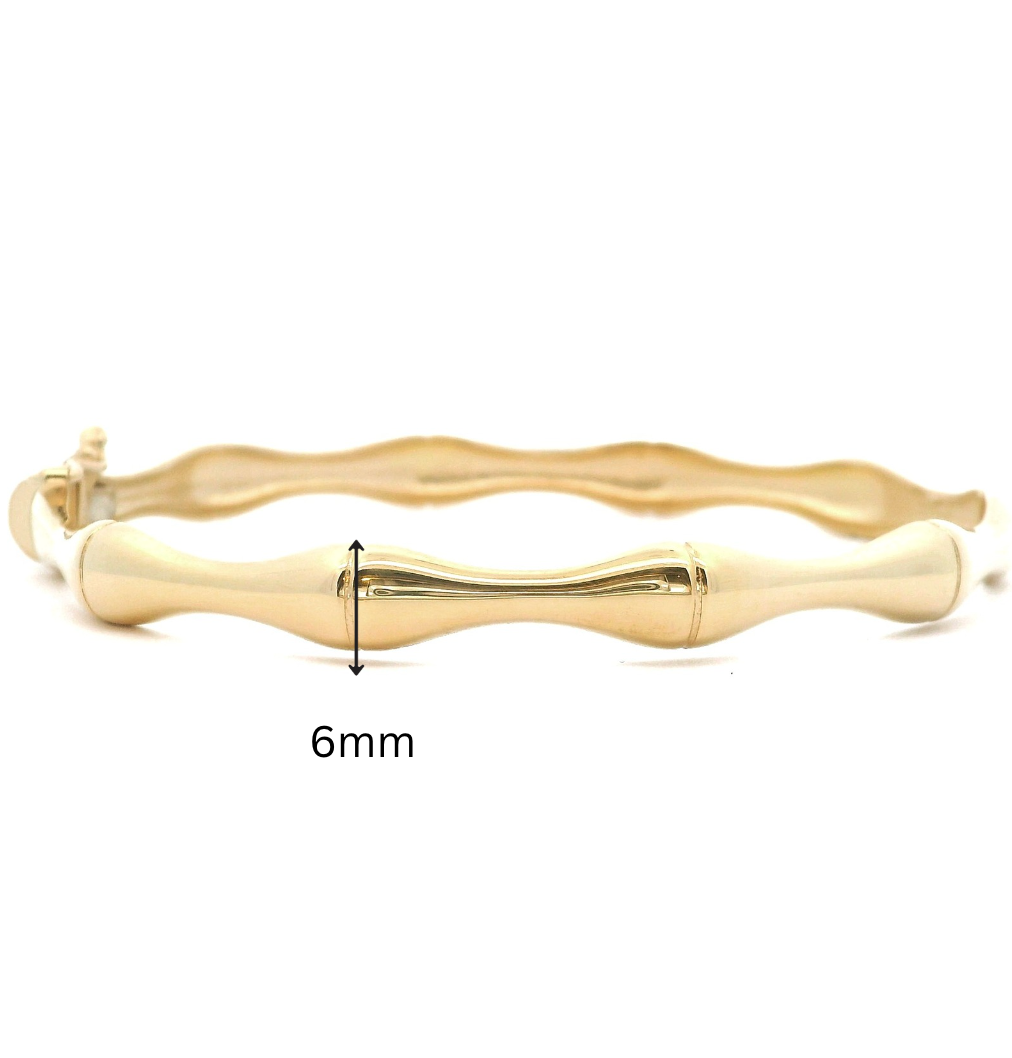 Gold Bamboo Bracelet