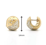 Load image into Gallery viewer, Snow Globe Hoops
