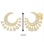 Load image into Gallery viewer, MoonLight Diamond Earrings
