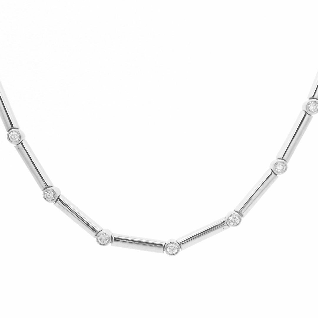 Rodded Tennis Necklace