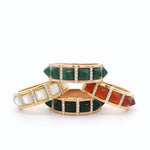 Load image into Gallery viewer, Pearl Pyramids Ring
