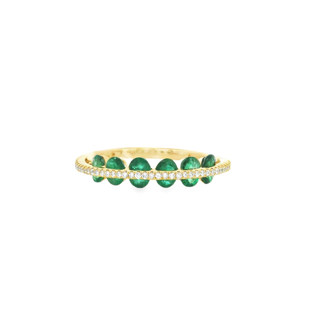 Emeralds Constellation Ring