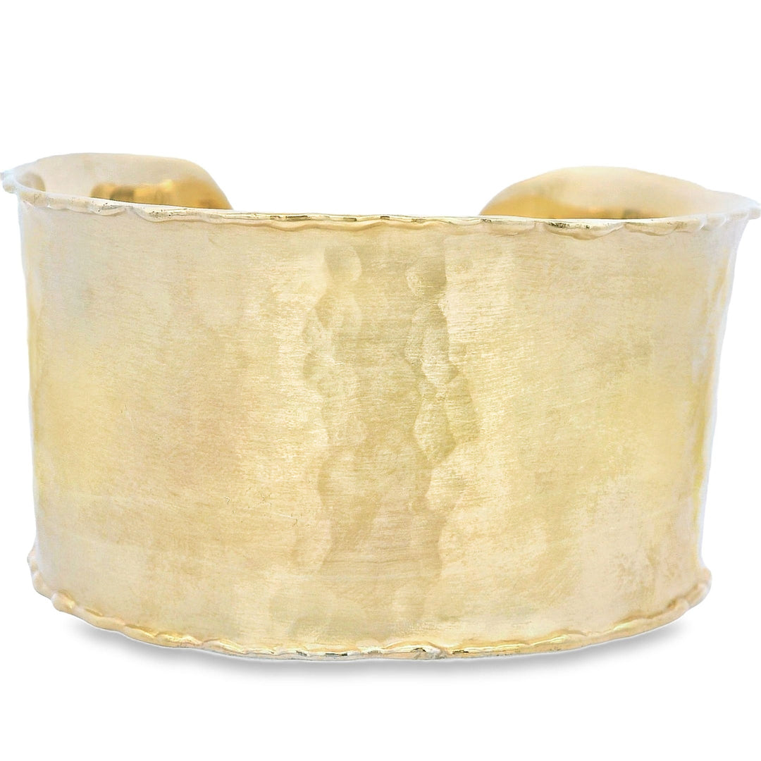 Hammered Gold Cuff