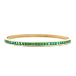 Load image into Gallery viewer, Emerald Baguette Channel-Set Bracelet
