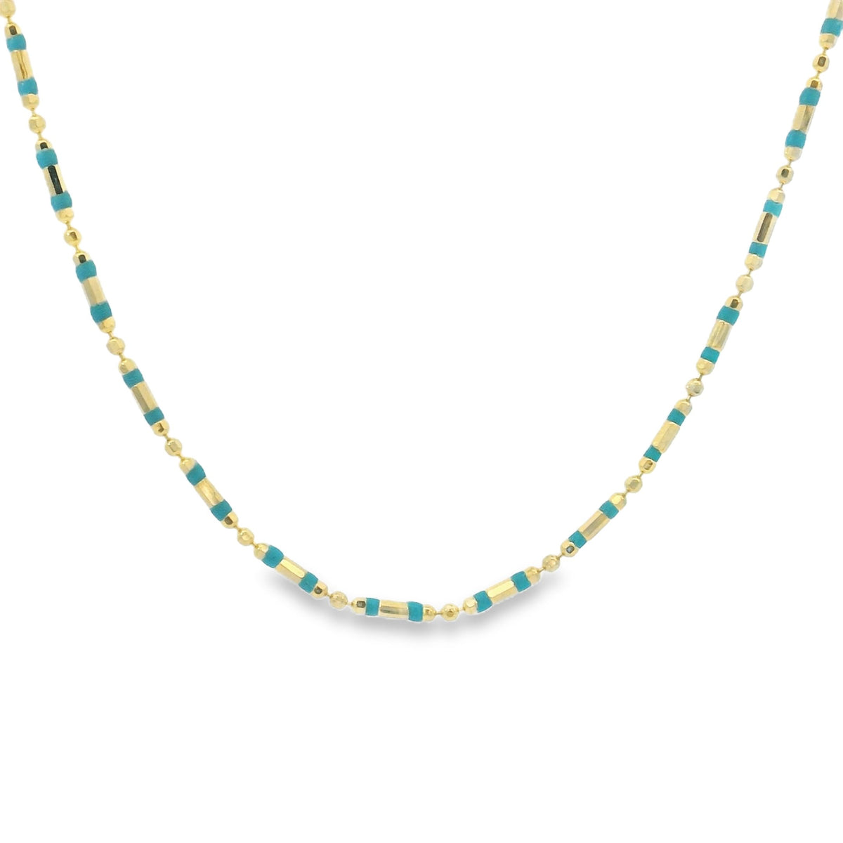 Slimmy color capsule necklace