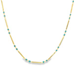 Load image into Gallery viewer, Elongated Color Capsule Necklace
