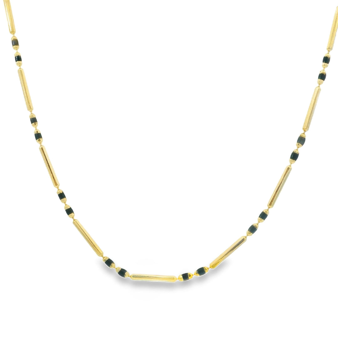 Elongated Color Capsule Necklace