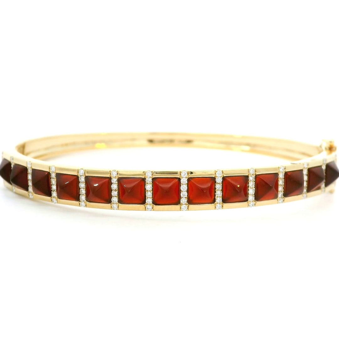 Agate Pyramid Bracelet