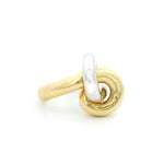 Load image into Gallery viewer, Interlocked Gold Ring
