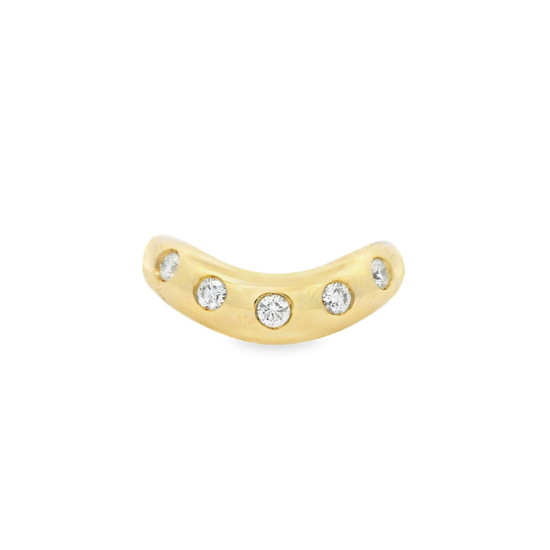 Single Wavy Polkadot Ring