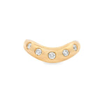 Load image into Gallery viewer, Single Wavy Polkadot Ring
