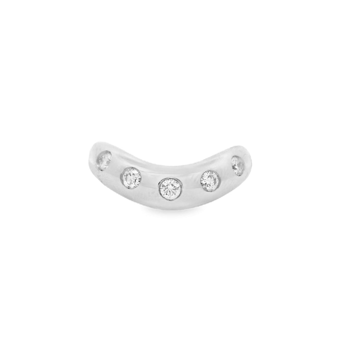 Single Wavy Polkadot Ring