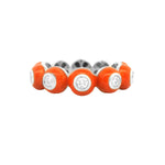 Load image into Gallery viewer, Enamel Diamond Domes Ring
