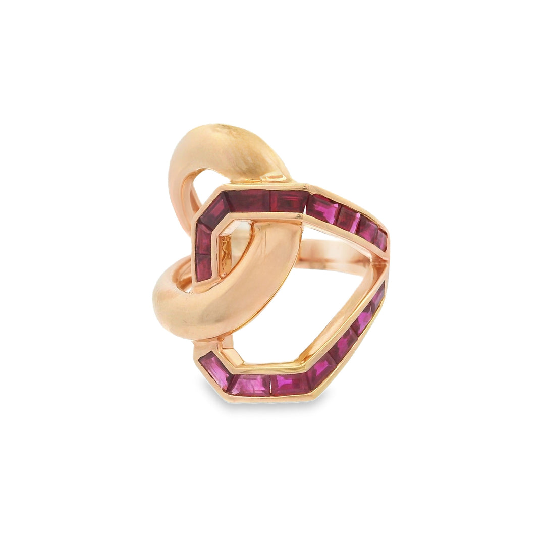 Gold & Emeralds Harmony Ring