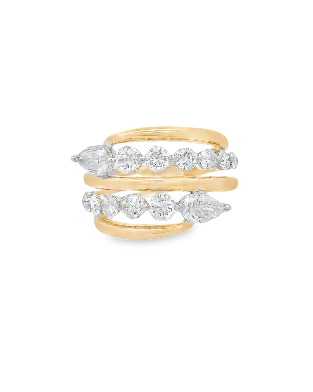 Double-Stack Diamond Ring
