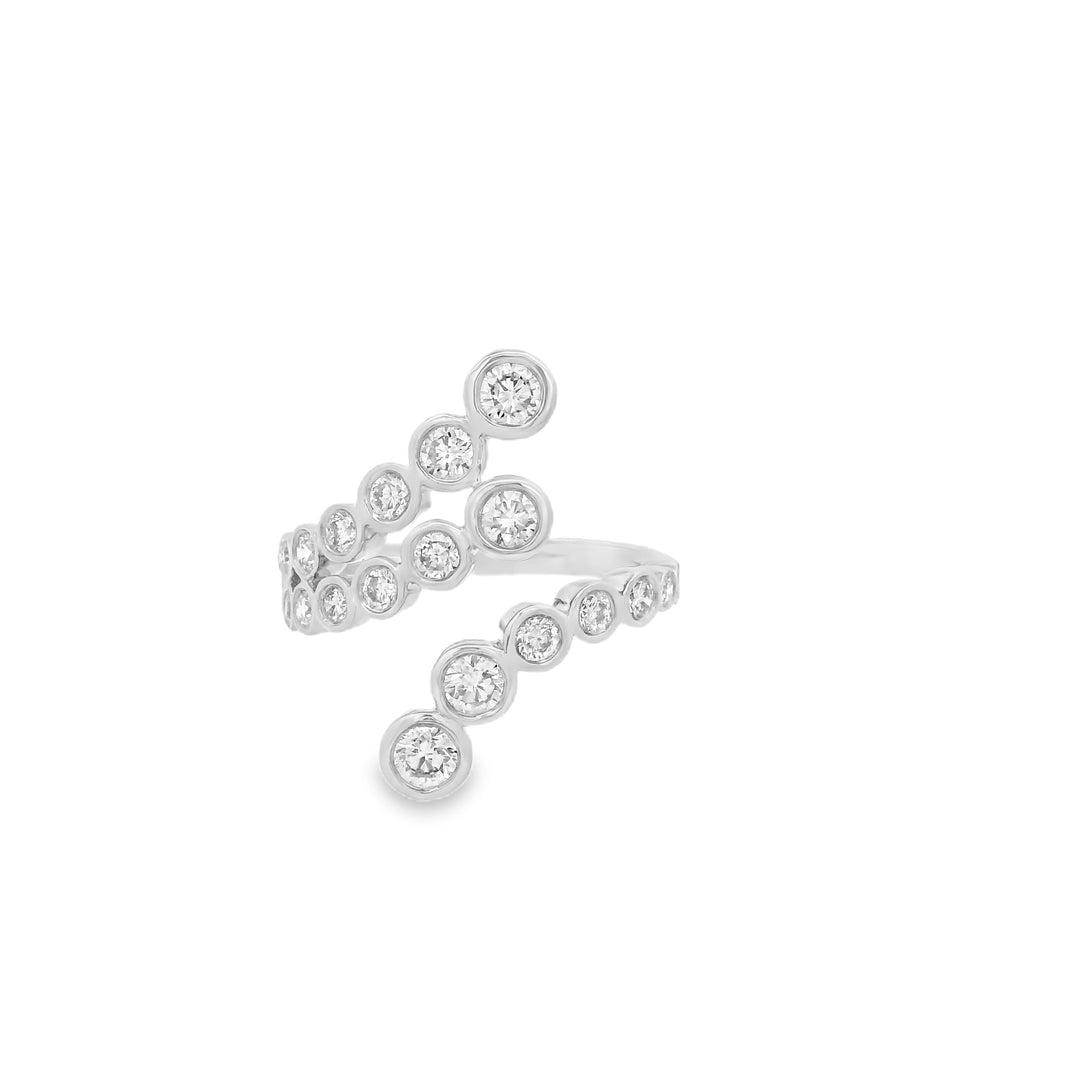 Diamond Bezel Splash Ring