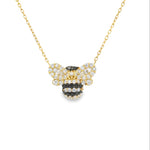 Load image into Gallery viewer, Bee Diamond Necklace
