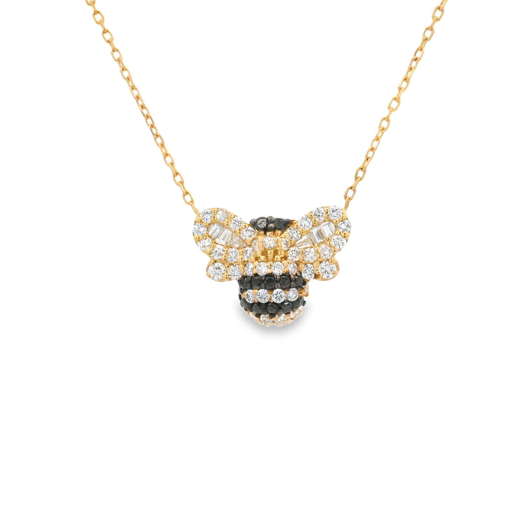 Bee Diamond Necklace
