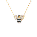 Load image into Gallery viewer, Bee Diamond Necklace
