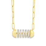 Load image into Gallery viewer, Spinning Capsule Necklace
