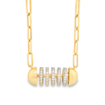 Load image into Gallery viewer, Spinning Capsule Necklace
