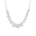 Load image into Gallery viewer, Pear Diamond-Illusion Graduating Necklace
