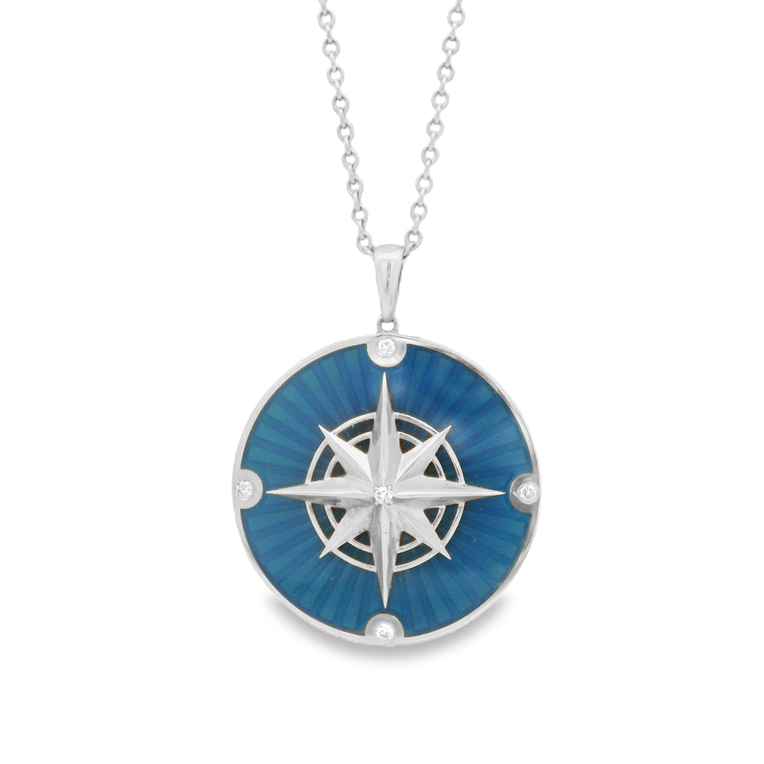 Compass Diamond Necklace