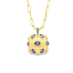 Load image into Gallery viewer, Eye Bomb Gold Necklace
