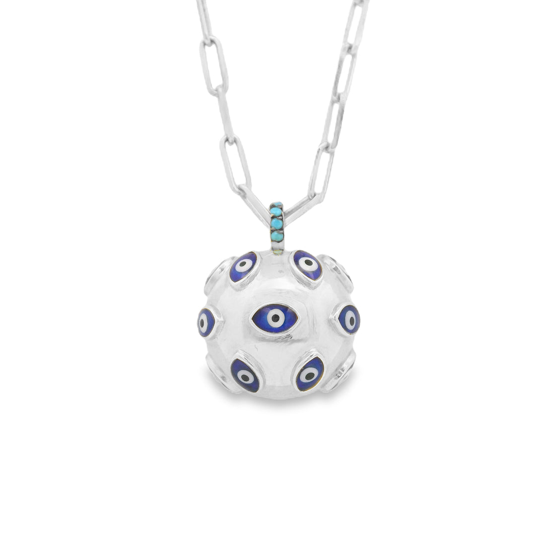 Eye Bomb Gold Necklace