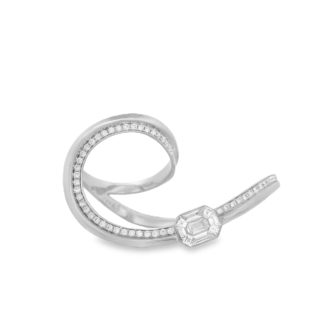 Dual Finger Diamond Ring