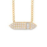 Load image into Gallery viewer, Quartz-Motif Diamond Necklace
