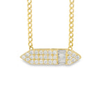 Load image into Gallery viewer, Quartz-Motif Diamond Necklace

