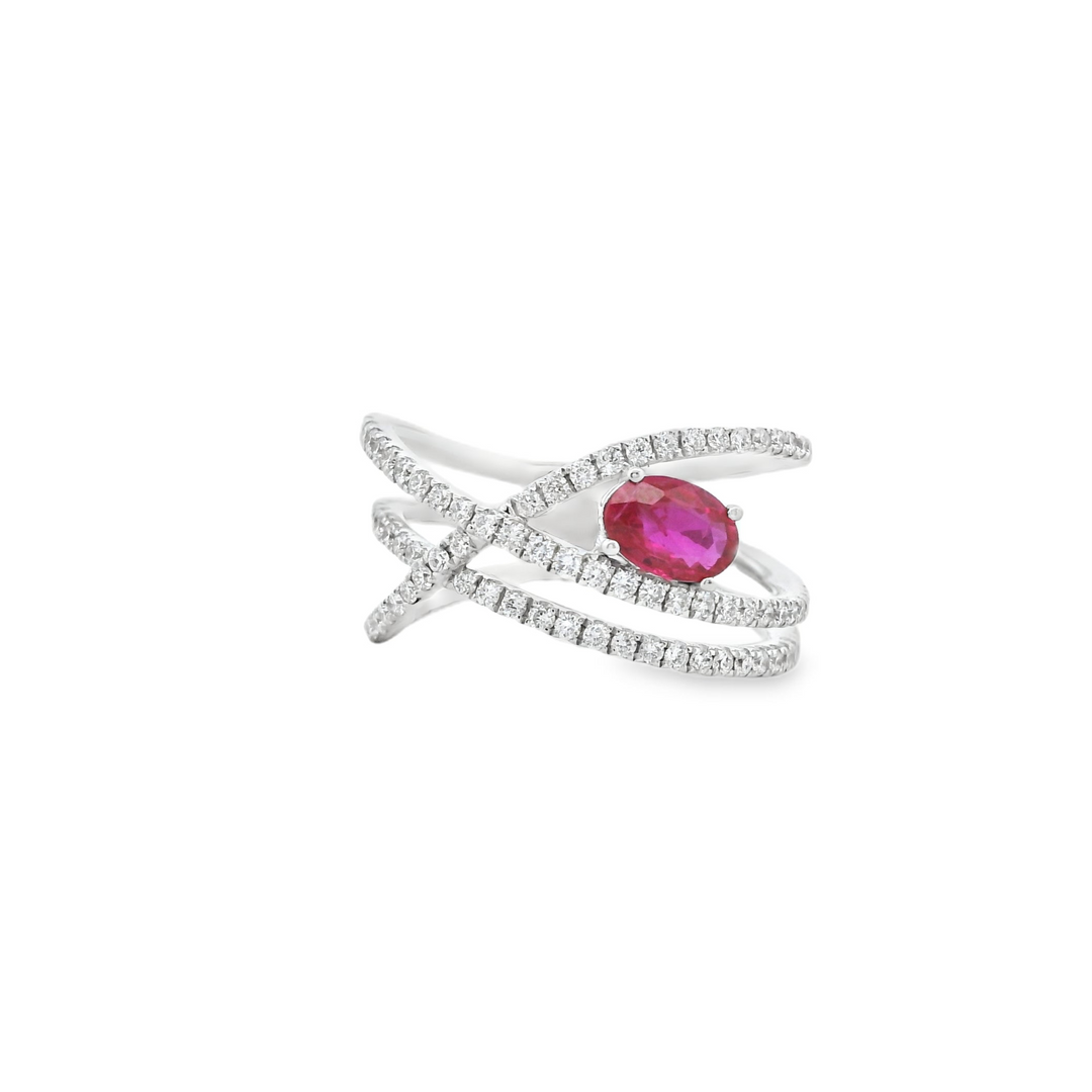 Diamond Ivy Ring