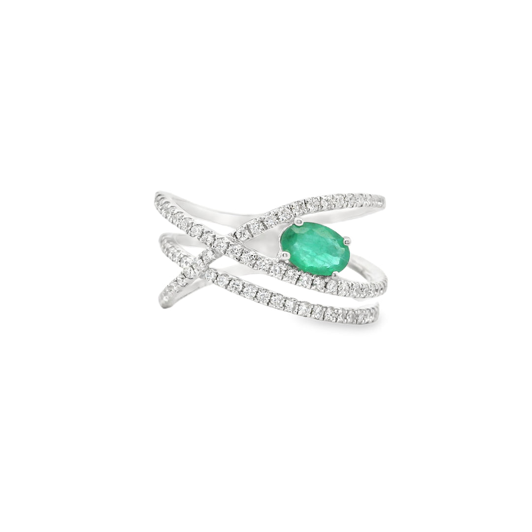 Diamond Ivy Ring