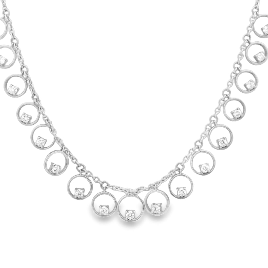 Diamond Circles Necklace