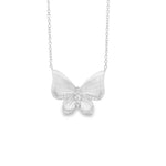 Load image into Gallery viewer, Gold-Brushed Butterfly Necklace
