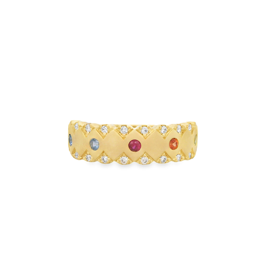 Celeste Rainbow Ring