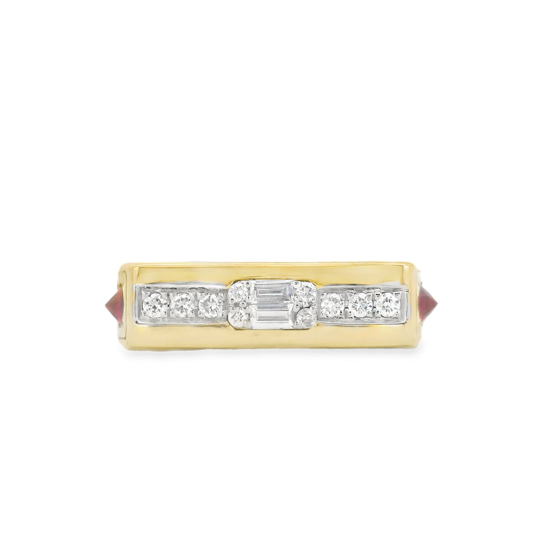 Crimson Frame Ring