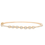 Load image into Gallery viewer, Bezel-Pear Horizon Bracelet

